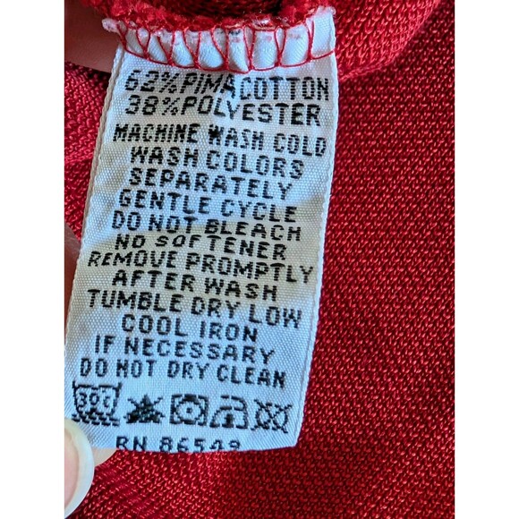 Set of 2 Tommy Bahama Men XXL Polo Shirts Cotton Blend Dark Blue Red Golf Marlin - Picture 14 of 15